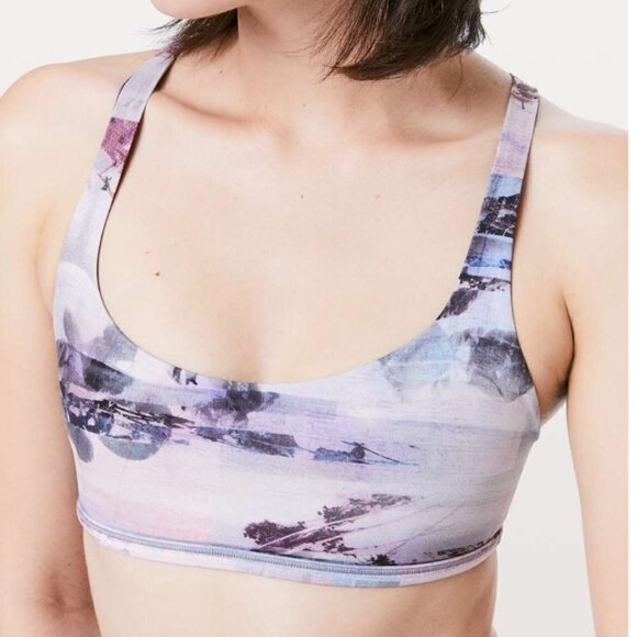 🔥$SALE$🔥 Lululemon Free To Be Bra (Wild) Sunrise Silhouette Multi - Picture 4 of 4